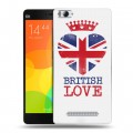 Дизайнерский пластиковый чехол для Xiaomi Mi4i British love