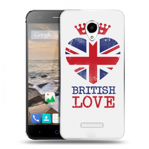 Дизайнерский силиконовый чехол для Micromax Canvas Spark British love