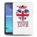 Дизайнерский силиконовый чехол для Samsung Galaxy Tab E 9.6 British love