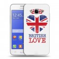 Дизайнерский пластиковый чехол для Samsung Galaxy J7 British love