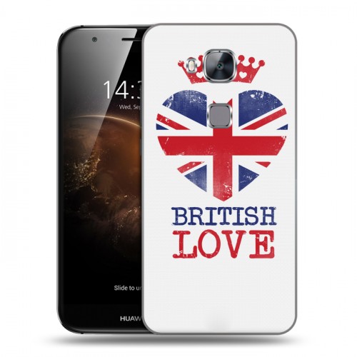Дизайнерский силиконовый чехол для Huawei G8 British love