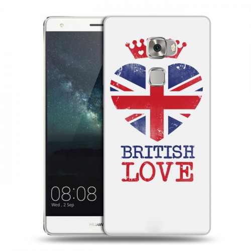 Дизайнерский пластиковый чехол для Huawei Mate S British love