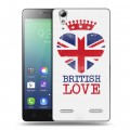 Дизайнерский силиконовый чехол для Lenovo A6010 British love