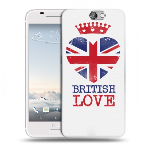 Дизайнерский пластиковый чехол для HTC One A9 British love