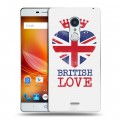 Дизайнерский пластиковый чехол для ZTE Blade X9 British love