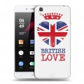 Дизайнерский пластиковый чехол для OnePlus X British love