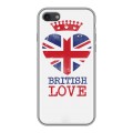 Дизайнерский силиконовый чехол для Iphone 7 British love