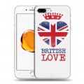 Дизайнерский силиконовый чехол для Iphone 7 Plus / 8 Plus British love