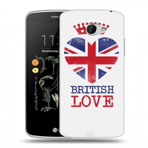 Дизайнерский пластиковый чехол для LG K5 British love