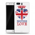 Дизайнерский пластиковый чехол для Huawei P9 Plus British love