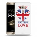Дизайнерский пластиковый чехол для Asus ZenFone 3 British love