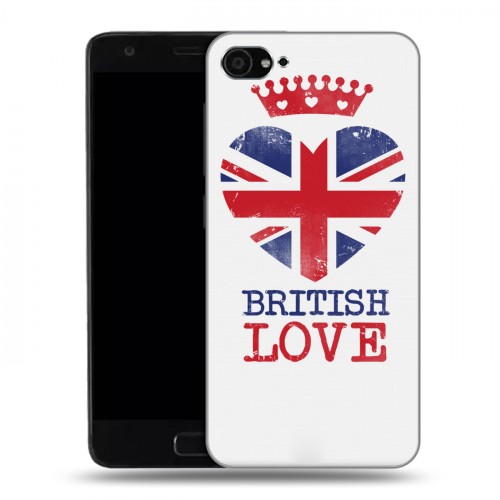 Дизайнерский пластиковый чехол для ZUK Z2 British love