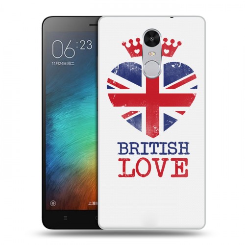 Дизайнерский силиконовый чехол для Xiaomi RedMi Pro British love