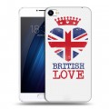 Дизайнерский пластиковый чехол для Meizu U20 British love