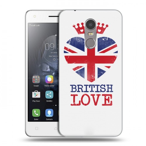 Дизайнерский пластиковый чехол для Lenovo K6 Note British love