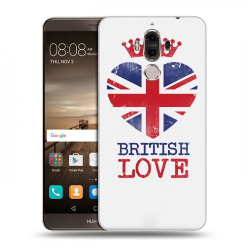 Дизайнерский пластиковый чехол для Huawei Mate 9 British love