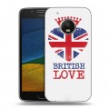 Дизайнерский силиконовый чехол для Lenovo Moto G5 British love