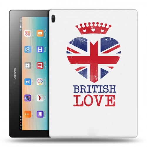 Дизайнерский силиконовый чехол для Lenovo Tab 4 10 British love