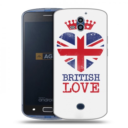 Дизайнерский силиконовый чехол для AGM X1 British love