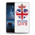 Дизайнерский пластиковый чехол для Nokia 8 British love