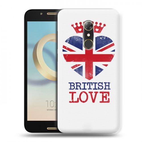 Дизайнерский силиконовый чехол для Alcatel A7 British love