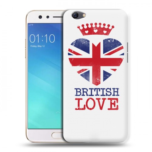 Дизайнерский силиконовый чехол для OPPO F3 British love