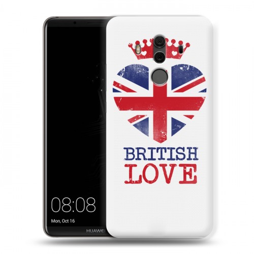 Дизайнерский пластиковый чехол для Huawei Mate 10 Pro British love