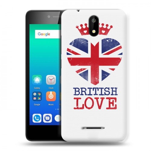 Дизайнерский силиконовый чехол для Micromax Q409 British love