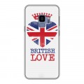 Дизайнерский пластиковый чехол для Samsung Galaxy S9 British love