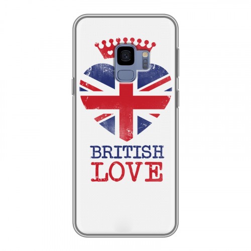 Дизайнерский пластиковый чехол для Samsung Galaxy S9 British love