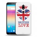 Дизайнерский силиконовый чехол для BQ Space X British love