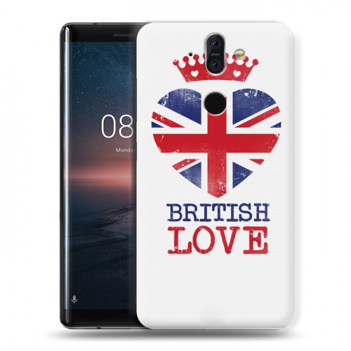 Дизайнерский пластиковый чехол для Nokia 8 Sirocco British love