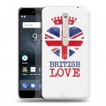 Дизайнерский пластиковый чехол для Nokia 6 (2018) British love