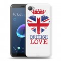 Дизайнерский пластиковый чехол для HTC Desire 12 British love