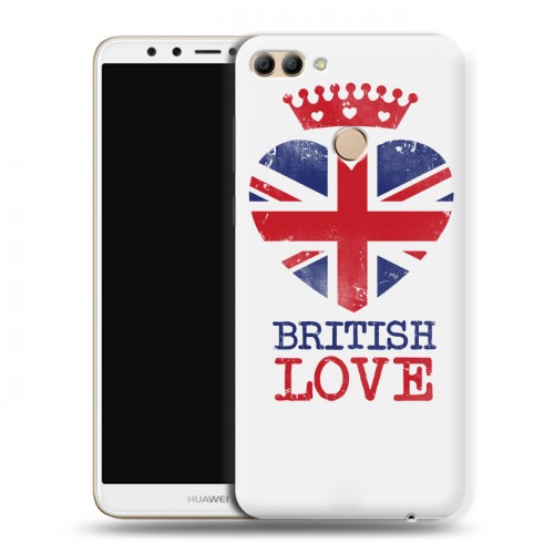 Дизайнерский пластиковый чехол для Huawei Y9 (2018) British love