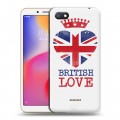 Дизайнерский пластиковый чехол для Xiaomi RedMi 6A British love