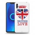 Дизайнерский силиконовый чехол для Alcatel 5V British love