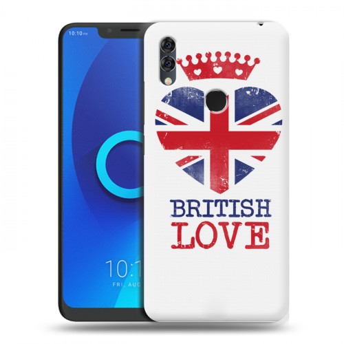 Дизайнерский силиконовый чехол для Alcatel 5V British love