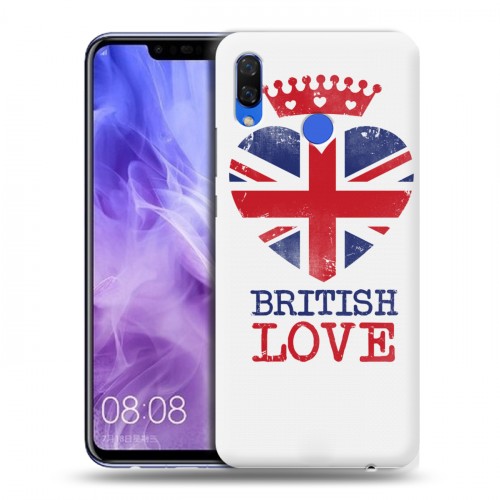 Дизайнерский пластиковый чехол для Huawei Nova 3i British love