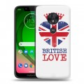 Дизайнерский пластиковый чехол для Motorola Moto G7 Play British love