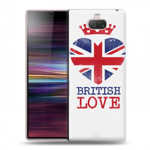 Дизайнерский силиконовый чехол для Sony Xperia 10 British love