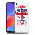 Дизайнерский пластиковый чехол для Huawei Honor 8A British love