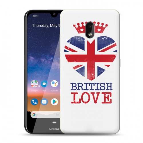 Дизайнерский силиконовый чехол для Nokia 2.2 British love