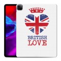 Дизайнерский пластиковый чехол для Ipad Pro 12.9 (2020) British love