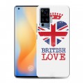 Дизайнерский силиконовый чехол для Vivo X50 Pro British love