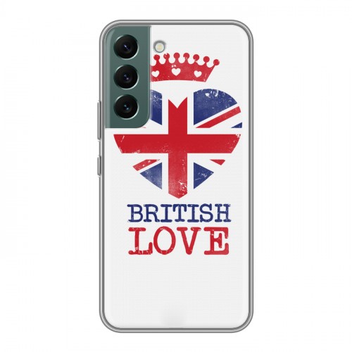 Дизайнерский силиконовый чехол для Samsung Galaxy S22 British love