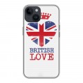 Дизайнерский пластиковый чехол для Iphone 14 British love