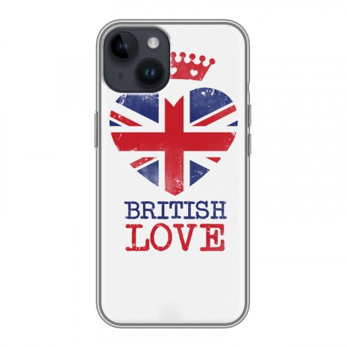 Дизайнерский пластиковый чехол для Iphone 14 British love