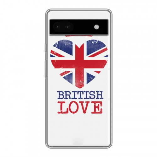 Дизайнерский силиконовый чехол для Google Pixel 6a British love