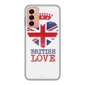 Дизайнерский силиконовый с усиленными углами чехол для Samsung Galaxy M23 5G British love